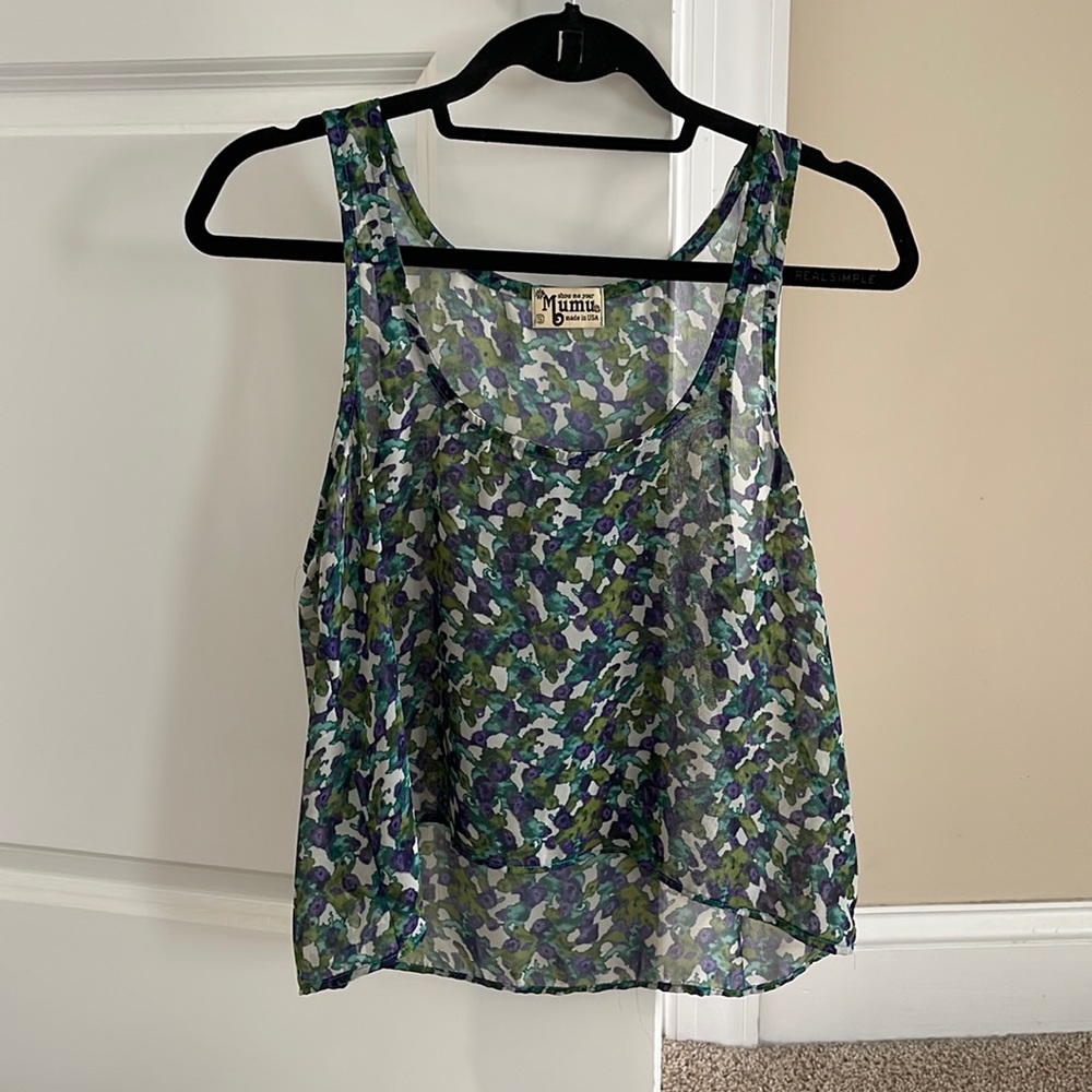 Show me your mumu sheer top! Size small!
